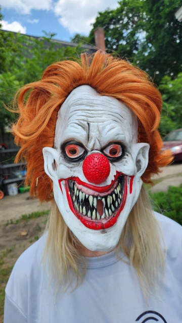  Big Mango Scary Halloween Mask Creepy Pennywise Clown