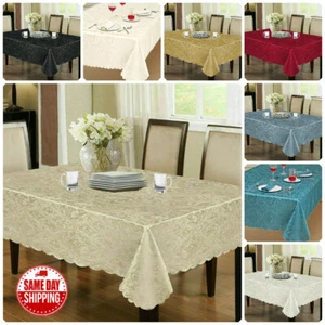 Table Protector Party Tablecloth Cover Dining Sheets Tableware Washable Napkins - Picture 1 of 35