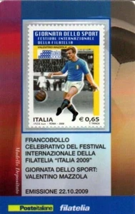 Repubblica - 2009 - € 0,65 - Valentino Mazzola - Tessera Filatelica - Bild 1 von 1
