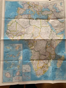map - Africa: Its Political Development, by National Geographic, 1980 - Picture 1 of 2