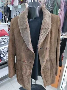 CREAZIONI IN PELLE montone PRE-OWNED donna marrone usato VINTAGE tg 54 MON13L - Imagen 1 de 6