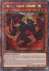 RA04-EN234 Graff, Malebranche of the Burning Abyss Platinum Secret Rare 1stED NM - Picture 1 of 1