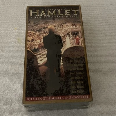 Shakespeare's • Hamlet (VHS, 1997, 2-Tape Set) Mint•Kenneth Branagh•Kate Winslet Foto 1 de 4