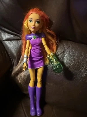 Super Hero Girls 12" Action Doll Mattel DC Poseable Figure ￼STARFIRE - Image 1 of 4