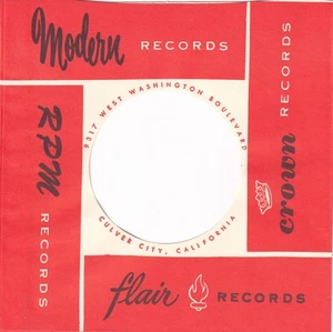 CROWN FLAIR BigBoppa Reproduction Company Record Sleeves (10 Pack) - Picture 1 of 2