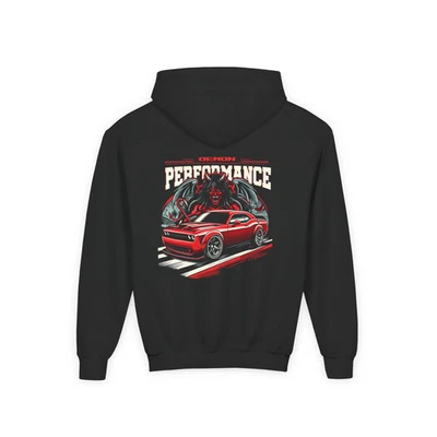 2015+ Dodge Challenger Hellcat Niños Sudadera con Capucha - Motorsport Niños Suéter Regalo Foto 1 de 2