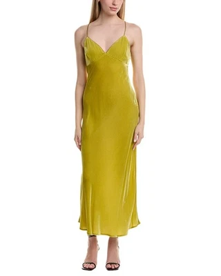 Maxi vestido para mujer Susana Monaco de terciopelo sesgado mezcla de seda Foto 1 de 3