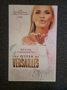 Queen Of Versailles Signed Boston Window Card - Kristen Chenoweth - Picture 1 of 14