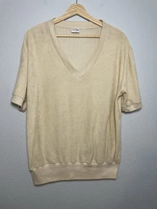Camisa de tela de rizo vintage para hombre talla grande Kartog of California cuello en V - Imagen 1 de 8