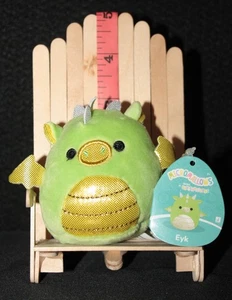 NUEVO CON ETIQUETAS 2.5" Micromallow de Squishmallow - "Eyk the Dragon" MM2 #115 - Imagen 1 de 2