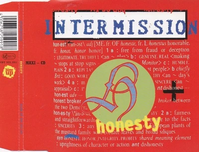 Intermission - Honesty   (3 Track Maxi CD) - Bild 1 von 2