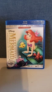 The Little Mermaid Anniversary Edition ~ Disney Blu-Ray + DVD No Digital - Imagen 1 de 3