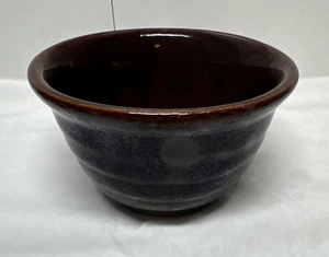 Marcrest USA Vintage mixing Bowl Brown 5" Daisy Dot Farmhouse Mid-Century Retro - Picture 1 of 7