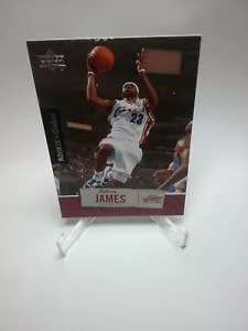 LeBron James Cavaliers 2005-06 cubierta superior debut novato #15 - Imagen 1 de 4