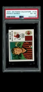 1979 Panini Calciatori #175 Franco Baresi PSA 6 Low Pop 2nd Year - Picture 1 of 4