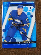 2022-23 SP AUTHENTIC BRANDON BIRO FUTURE WATCH LIMITED BLUE 250/399 #177