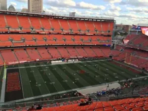 Cleveland Browns Season Tickets Section 530 Row 11 - Picture 1 of 1
