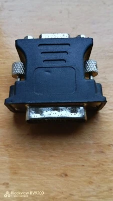 15 Pin VGA Female to 24+1 pin DVI-D Male Adapter Converter 2nd hand - Image 1 of 4