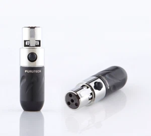Furutech FT-610mF 4 pines Mini XLR conector hembra chapado en rodio para Audeze - Imagen 1 de 2