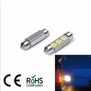 2X JAGUAR E-TYPE XKE S2 S3 LED REVERSING LIGHT BULBS GLB273 JLM9592 JS6368 42MM - Picture 1 of 3