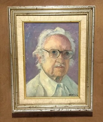 Important Mexican Painter Ramon Alva de la Canal (1892-1985) Self Portrait 1979 - Image 1 of 4