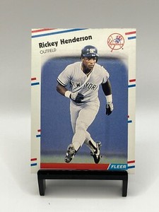 1988 Fleer Rickey Henderson New York Yankees #209