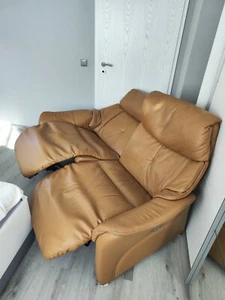 Himolla Sofa 3er Sitzer und 2er Sitzer Leder mit elektr. Relaxfunktion - Bild 1 von 9