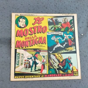 ADVENTUREOUS BOOK # 14-MANDRAKE-THE MOUNTAIN MONSTER-CAPRIOTTI-1948-ORIGINAL - Picture 1 of 3