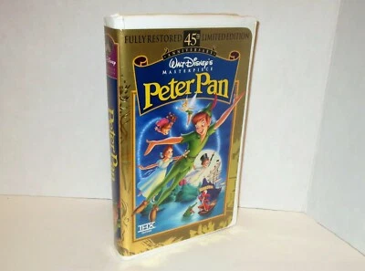 Walt Disney's 'PETER PAN' 45th ANNIVERSARY Limited Edition VHS #12730 Clamshell - Image 1 of 4