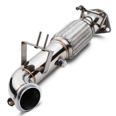 GRAVITY TUYAU D'ÉCHAPPEMENT DECAT EN INOXYDABLE 3" POUR FORD FOCUS ST ST250 MK3 12-18