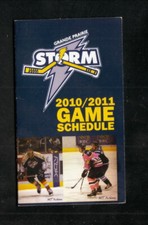 Grande Prairie Storm--2010-11 Pocket Schedule--AJHL