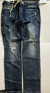fashion nova Premium Denim Distressed & Ripped skinny jeans men 36W X 31L - Picture 1 of 5