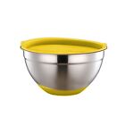 Convenient Stainless Steel Salad Bowl With Lid Ideal For Serving Guests