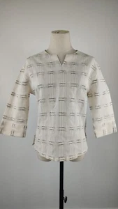 CALVIN KLEIN MAGLIA DONNA TG. L WOMAN CASUAL VINTAGE T-SHIRT LINO - Foto 1 di 8