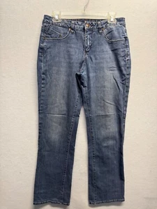 Jag Jeans Mid Rise Boot Leg Denim Womens Size 10 Blue Cotton Blend - Picture 1 of 12