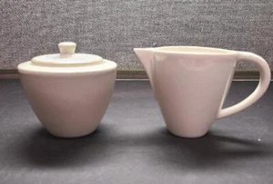 Gläser France Vuelta weiße Perlen Sahne und Zucker Set "Neu" - Bild 1 von 1