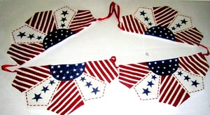 CELEBRATE TOGETHER  AMERICANA GARLAND  57" LONG  Celebrate your love for America - Picture 1 of 1