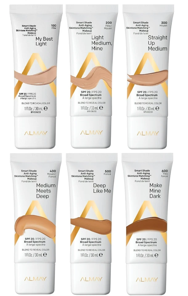 Almay Smart Shade AntiAging Skintone Matching Makeup *YOU PICK* READ DESCRIPTION - Image 1 of 1