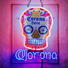 Neon Signs Gift Corona Extra Beer Bar Pub Party Room Wall Window Diaplay 19x15