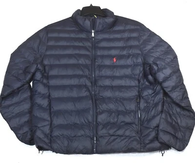Polo Ralph Lauren Puffer Performance Jacket Coat Navy 3XB 3X Big &Tall NWT $248 - Image 1 of 4