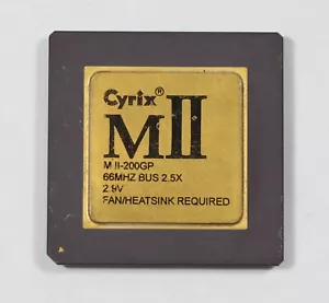 Socket 7 Processor - Cyrix MII M II-200GP - 66MHz bus - TESTED - Picture 1 of 2