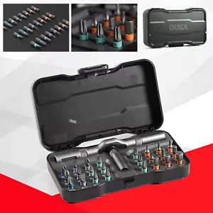 DUKA 24 in 1 Multi-Purpose Ratchet Screwdriver Bits Set DIY Toolbox C1W6CnpW5O - Picture 1 of 21