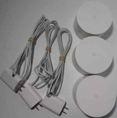 Google WiFi Home Mesh Whole Home Dual Band AC1200 Wireless Routers 1 or 3 Packs - Image 1 of 4