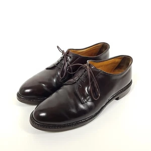 Alden Shell Cordovan Schnürschuhe Damen Gr. EU 40,5 US 9,5 M Braun Leder Schuhe - Picture 1 of 10