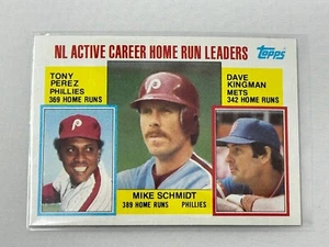1984 Topps Dave Kingman Mike Schmidt Tony Perez #703 - Picture 1 of 2