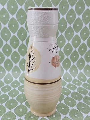 🍃 🍂 A Beautiful Vintage Retro Ellgreave Vase 28cm Tall Autumn Leaves  - Image 1 of 4