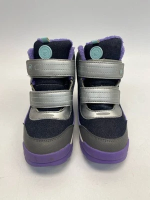 Zapatos y botas Stride Rite TALLA 13W negro/plateado púrpura para niña **ANCHOS** Foto 1 de 3