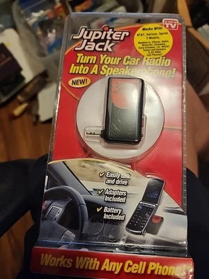 Kit adaptador convertidor altavoz manos libres radio coche teléfono celular Jupiter Jack Foto 1 de 2