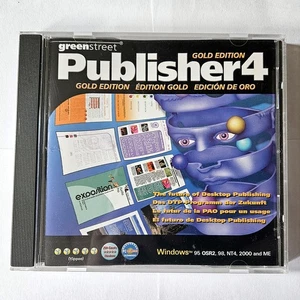 Greenstreet Publisher 4 Gold Edition - Desktop Publisher DTP PC CD-ROM - Picture 1 of 2