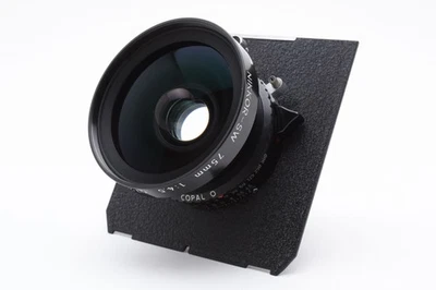 [MINT] Nikon Nikkor SW 75mm F4.5 4x5 Large Format Copal No.0 From JAPAN - Image 1 of 4